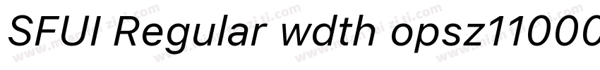 SFUI Regular wdth opsz110000 GRAD w字体转换